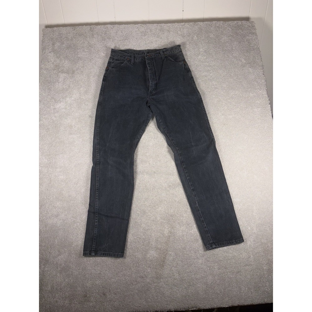 VTG Women's 90s Gray Denim Wrangler Jeans WPL6428 15x32 (30x32) Cowgirl Cut